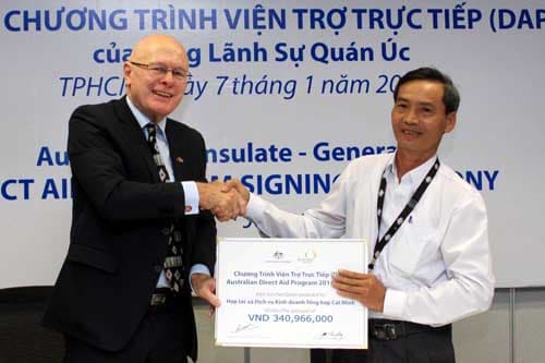 Australia viện trợ cho 14 dự án cộng đồng