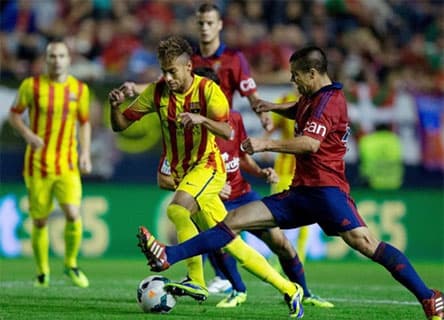 Osasuna “chặn đứng” mạch thắng của Barca