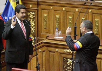 Venezuela: Ông Nicolas Maduro tuyên thệ nhậm chức Tổng thống lâm thời