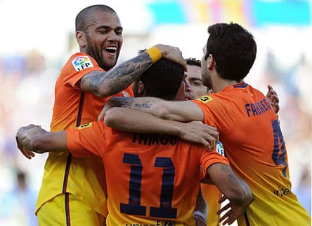 Barca và Real cùng giành “3 sao” trong thế trận một chiều