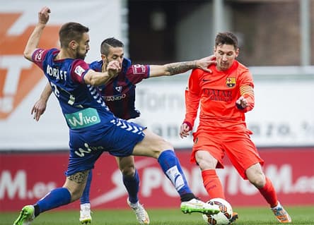 Vòng 27 La Liga: Messi tỏa sáng, Barca thắng dễ Eibar