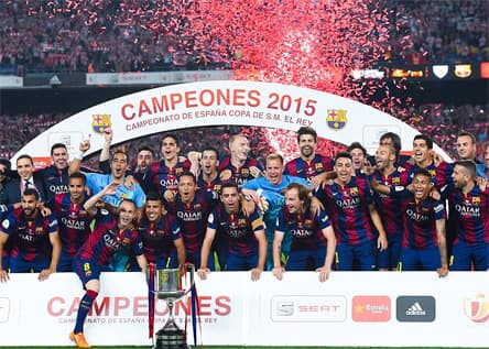Barca vô địch Cúp Nhà vua Tây Ban Nha