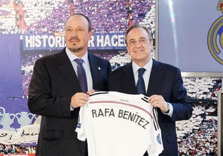 HLV Rafa Benitez xúc động nhận chức “thuyền trưởng” Real