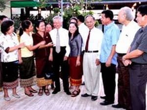 Gặp thầy trò Lào-Việt: Ấm cúng, đậm tình nghĩa