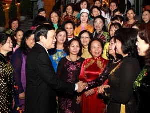 Chủ tịch nước tiếp Đoàn nữ đại biểu Quốc hội Việt Nam