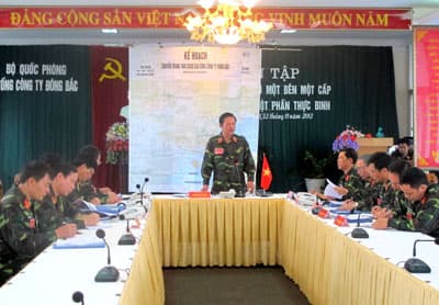 Tổng Công ty Đông Bắc khai mạc Diễn tập ĐB – 12