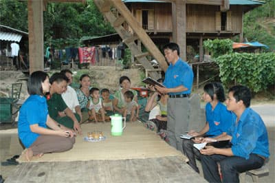 Tình nguyện viên về Mường Lát