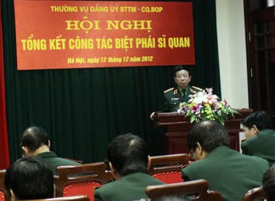 Sĩ quan biệt phái tham mưu hiệu quả cho các bộ, ngành, cơ quan Trung ương