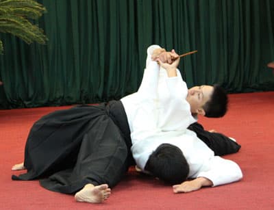 Tập huấn võ Aikido cho cán bộ, chiến sĩ  Lữ đoàn 144