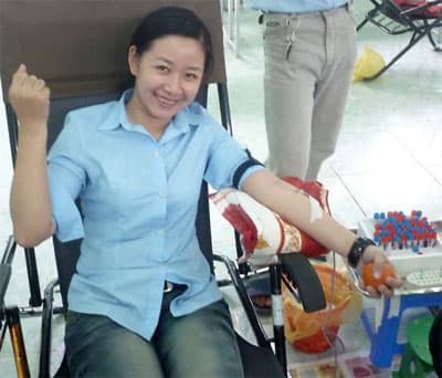 23 tuổi - 13 lần hiến máu tình nguyện