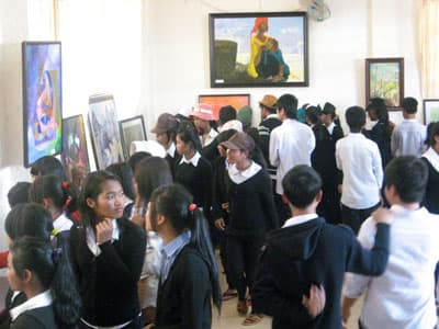Triển lãm mỹ thuật kỷ niệm 122 năm Ngày sinh Chủ tịch Hồ Chí Minh