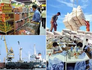 Mục tiêu tăng trưởng GDP đến 2015 - Trung bình 7%/năm