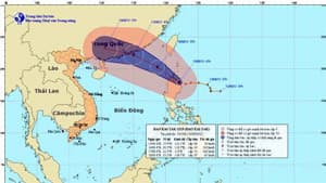 Bão giật cấp 12 xuất hiện trên biển Đông