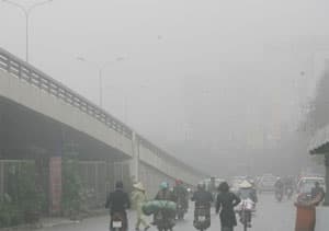Miền Bắc nhiệt độ tăng nhẹ