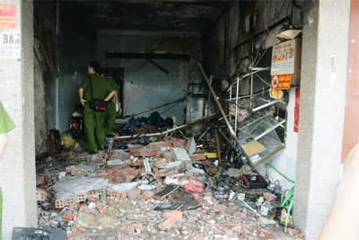 Đại lý gas phát nổ, 3 người trọng thương