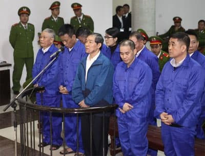 Xét xử nguyên Chủ tịch Hội đồng quản trị Tổng Công ty Hàng hải Việt Nam và các đồng phạm