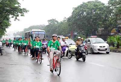 “Vòng quay xanh” chung tay bảo vệ môi trường