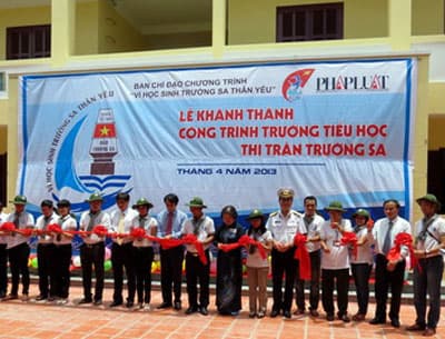 Khánh thành Trường Tiểu học Trường Sa