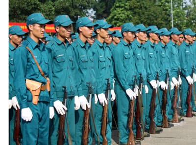 Tập huấn Điều lệ công tác tham mưu tác chiến dân quân tự vệ
