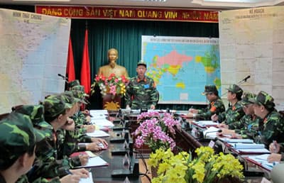 Binh đoàn 12: Khai mạc diễn tập chỉ huy tham mưu một bên hai cấp