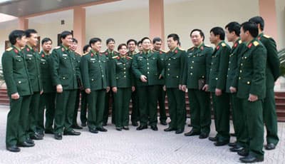 Thượng tướng Ngô Xuân Lịch thăm, chúc Tết Đoàn 871