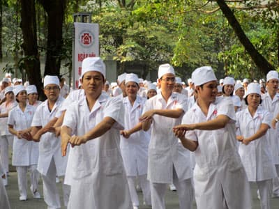 Bệnh viện Trung ương Quân đội 108 phát động phong trào rửa tay sạch