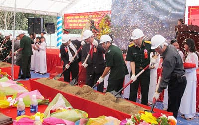 Khởi công xây dựng công trình tưởng niệm liệt sĩ Tiểu đoàn Đặc công 28