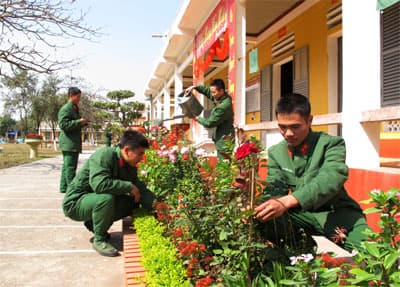 Thi vị Tết chiến sĩ