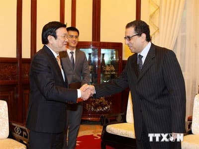 Chủ tịch nước Trương Tấn Sang: Việt Nam coi trọng quan hệ hợp tác với Ả-rập Xê-út