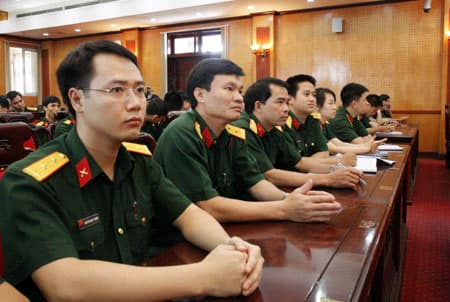 Sĩ quan trẻ nói thẳng, nói thật, nói những điều tâm huyết