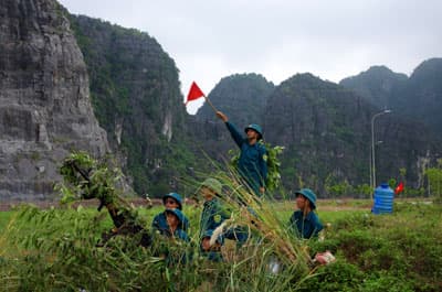 Huyện Hoa Lư (Ninh Bình) diễn tập chiến đấu trị an