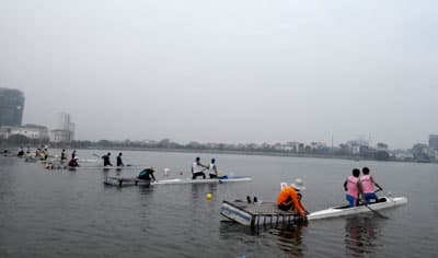 Khai mạc Giải Rowing & Canoeing trẻ quốc gia 2014