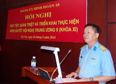 Binh đoàn 18: Quán triệt, triển khai Nghị quyết Trung ương 9 (Khoá XI) cho gần 200 cán bộ
