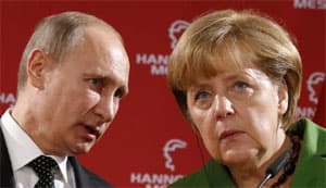 Lãnh đạo Nga, Đức điện đàm về vấn đề Ukraine