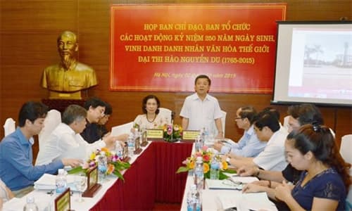 Nhiều hoạt động kỷ niệm 250 năm ngày sinh Đại thi hào Nguyễn Du