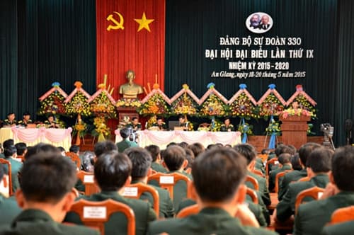 Đảng bộ Sư đoàn 330 tổ chức Đại hội đại biểu nhiệm kỳ 2015 – 2020