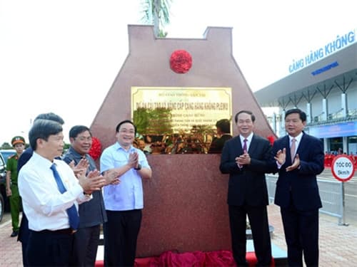 Khánh thành dự án cải tạo, nâng cấp Cảng hàng không Pleiku