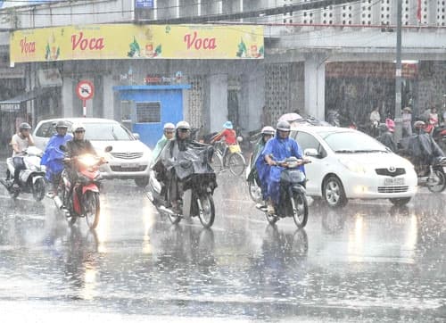 Tây Nam bộ tiếp tục có mưa diện rộng
