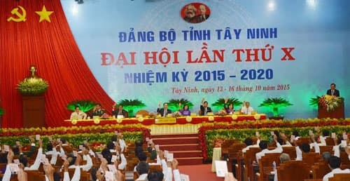 Khai mạc Đại hội đại biểu Đảng bộ tỉnh Tây Ninh, lần thứ X