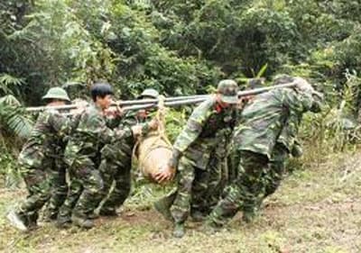 Lữ đoàn Công binh 414 Phát hiện, xử lý quả bom loại 1000 bảng