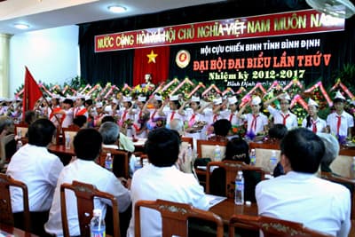 Đại hội Cựu chiến binh tỉnh Bình Định lần thứ V