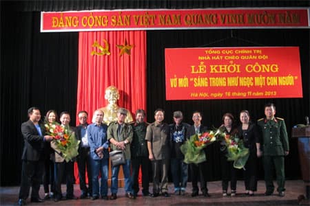 Nhà hát Chèo Quân đội khởi dựng vở về Đại tướng Nguyễn Chí Thanh