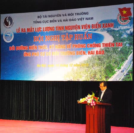 Ra mắt lực lượng tình nguyện viên Biển xanh