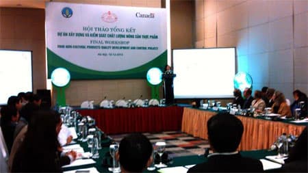 Ca-na-đa giúp xây dựng thành công nhiều mô hình sản xuất, chăn nuôi, chế biến thực phẩm sạch