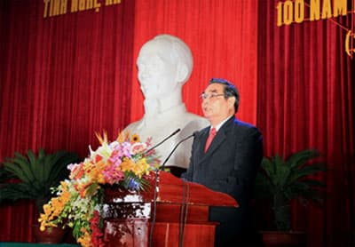 Mít tinh kỷ niệm 100 năm ngày sinh Đại tướng Chu Huy Mân