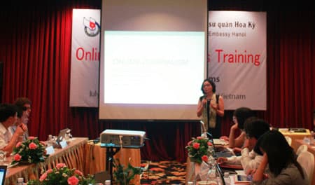 24 học viên được bồi dưỡng kỹ năng báo chí trực tuyến