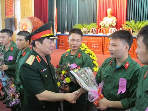 Ngày hội giao quân trên quê hương “Tiếng trống Bồ Đề”