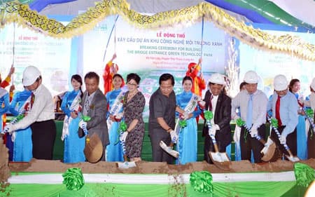 Động thổ khởi công Dự án Khu Công nghệ môi trường xanh tại Long An