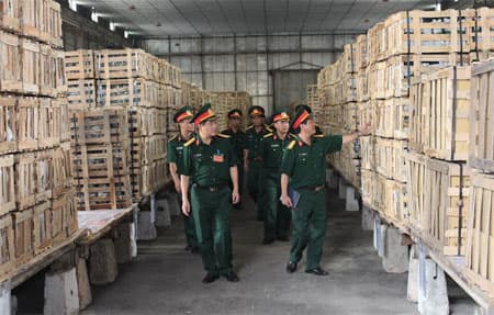 Thi kho quân nhu chiến lược năm 2014