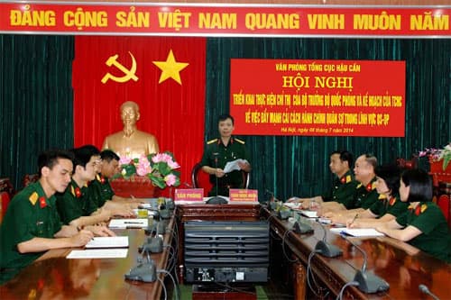 Văn phòng Tổng cục Hậu cần: Nỗ lực bớt “hành chính rườm rà”, tăng hiệu quả công việc